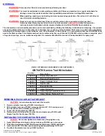 Preview for 8 page of Gage Bilt GB704 Installation Manual