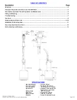 Предварительный просмотр 2 страницы Gage Bilt GB704SH Manual