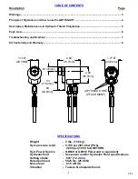 Preview for 2 page of Gage Bilt GB705NAST Manual