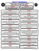 Preview for 3 page of Gage Bilt GB706LGP Manual