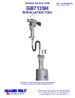 Предварительный просмотр 1 страницы Gage Bilt GB713SH Original Instructions Manual