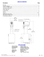 Предварительный просмотр 2 страницы Gage Bilt GB731OS/206 Manual