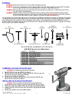 Предварительный просмотр 8 страницы Gage Bilt GB751 Installation Manual