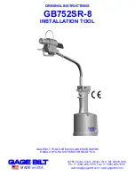 Предварительный просмотр 1 страницы Gage Bilt GB752SR-8 Instructions Manual