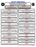 Preview for 3 page of Gage Bilt GB752SR User Manual