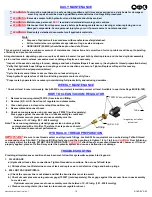 Предварительный просмотр 10 страницы Gage Bilt GB808HVB Instructions Manual