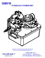 Preview for 1 page of Gage Bilt GB910 Quick Start Manual