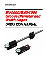 Preview for 1 page of GAGEMAKER BXG-1000 Operation Manual