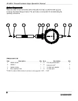 Preview for 8 page of GAGEMAKER PD-6001 Operation Manual