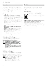 Предварительный просмотр 6 страницы Gaggenau AC270101 Instructions For Installation And Use Manual