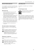 Предварительный просмотр 31 страницы Gaggenau AC270101 Instructions For Installation And Use Manual