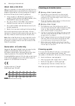 Preview for 38 page of Gaggenau AC270101 Instructions For Installation And Use Manual