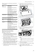 Preview for 39 page of Gaggenau AC270101 Instructions For Installation And Use Manual