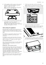 Preview for 47 page of Gaggenau AC270101 Instructions For Installation And Use Manual