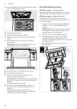 Preview for 74 page of Gaggenau AC270101 Instructions For Installation And Use Manual