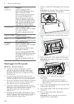 Preview for 116 page of Gaggenau AC270101 Instructions For Installation And Use Manual