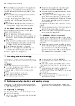 Preview for 4 page of Gaggenau AF210762 User Manual And Assembly Instructions