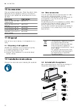 Preview for 10 page of Gaggenau AF210762 User Manual And Assembly Instructions