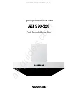 Gaggenau AH 590-720 Operating And Assembly Instruction Manual preview