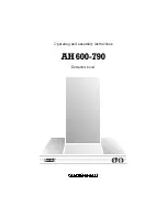 Gaggenau AH 600 Operating And Assembly Instructions Manual preview