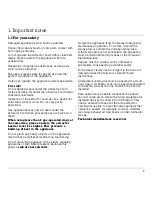 Предварительный просмотр 4 страницы Gaggenau AH360120 Operating And Assembly Instructions Manual