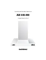 Предварительный просмотр 1 страницы Gaggenau AH600990 Operating And Assembly Instructions Manual