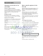 Предварительный просмотр 4 страницы Gaggenau AI 400720 Operating And Installation Instructions