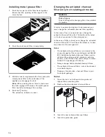 Предварительный просмотр 14 страницы Gaggenau AI 442 720 Use And Care Manual