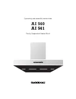 Preview for 1 page of Gaggenau AI 540 Operating And Assembly Instructions Manual