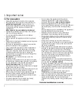 Preview for 6 page of Gaggenau AI 540 Operating And Assembly Instructions Manual