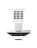 Gaggenau AI 543-120 Operating And Assembly Instructions Manual предпросмотр