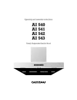 Gaggenau AI540122 Operating And Assembly Instructions Manual предпросмотр