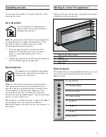 Предварительный просмотр 9 страницы Gaggenau AL 400 722 Use And Care Manual