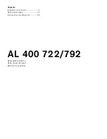 Gaggenau AL 400 792 Installation Instructions Manual preview