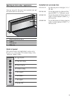 Preview for 9 page of Gaggenau AL 400 Use And Care Manual