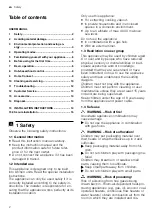 Preview for 2 page of Gaggenau AL200180 User Manual And Installation Instructions