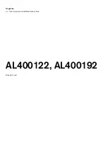 Gaggenau AL400122 User Manual And Installation Instructions предпросмотр