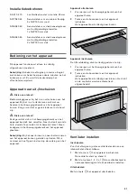 Preview for 41 page of Gaggenau AL400191 Instruction Manual