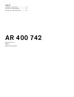 Gaggenau AR 400 742 Installation Instructions Manual preview