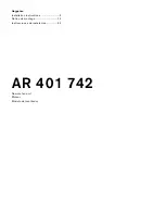 Gaggenau AR 401 742 Installation Instructions Manual предпросмотр