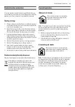 Preview for 27 page of Gaggenau AW 2 Series Instructions For Installation And Use Manual