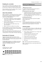 Preview for 33 page of Gaggenau AW 2 Series Instructions For Installation And Use Manual