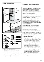 Preview for 37 page of Gaggenau AW 2 Series Instructions For Installation And Use Manual