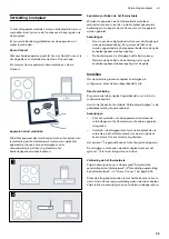 Preview for 49 page of Gaggenau AW 2 Series Instructions For Installation And Use Manual