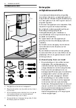 Preview for 56 page of Gaggenau AW 2 Series Instructions For Installation And Use Manual