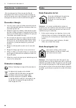 Preview for 66 page of Gaggenau AW 2 Series Instructions For Installation And Use Manual