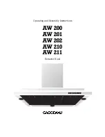 Gaggenau AW 211 Operating And Assembly Instructions Manual предпросмотр