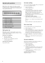 Предварительный просмотр 6 страницы Gaggenau AW 220 191 CN Instruction Manual