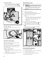 Предварительный просмотр 20 страницы Gaggenau AW 230 790 Use And Care Manual