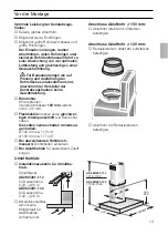 Preview for 13 page of Gaggenau AW 260-170 Operating And Installation Instruction